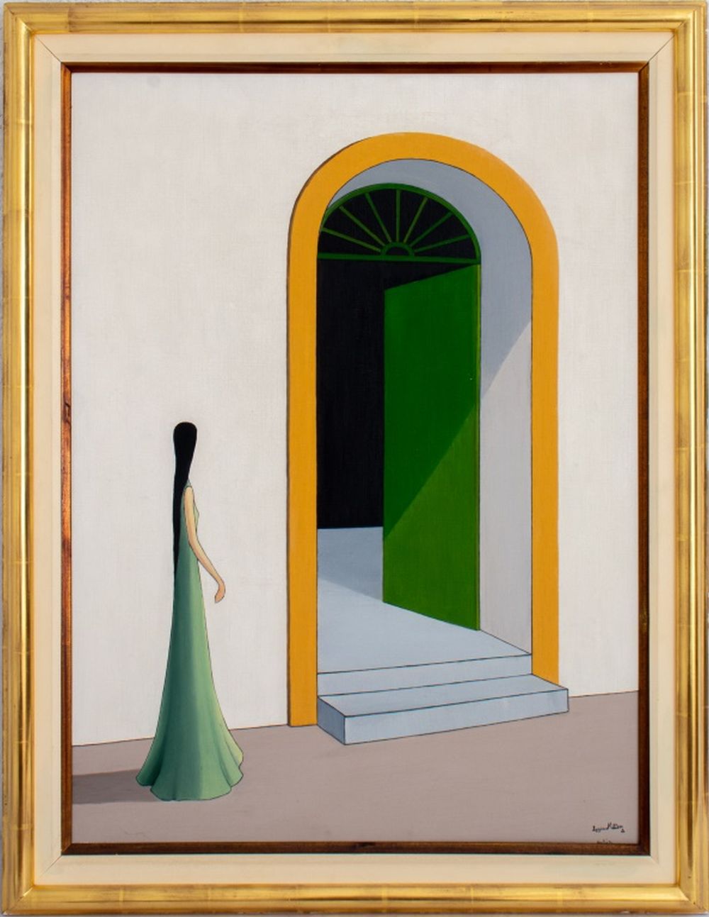 LYGIA MILTON SURREALIST OIL ON
