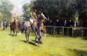 LYLE (R) THE AGA KHAN'S HORSES