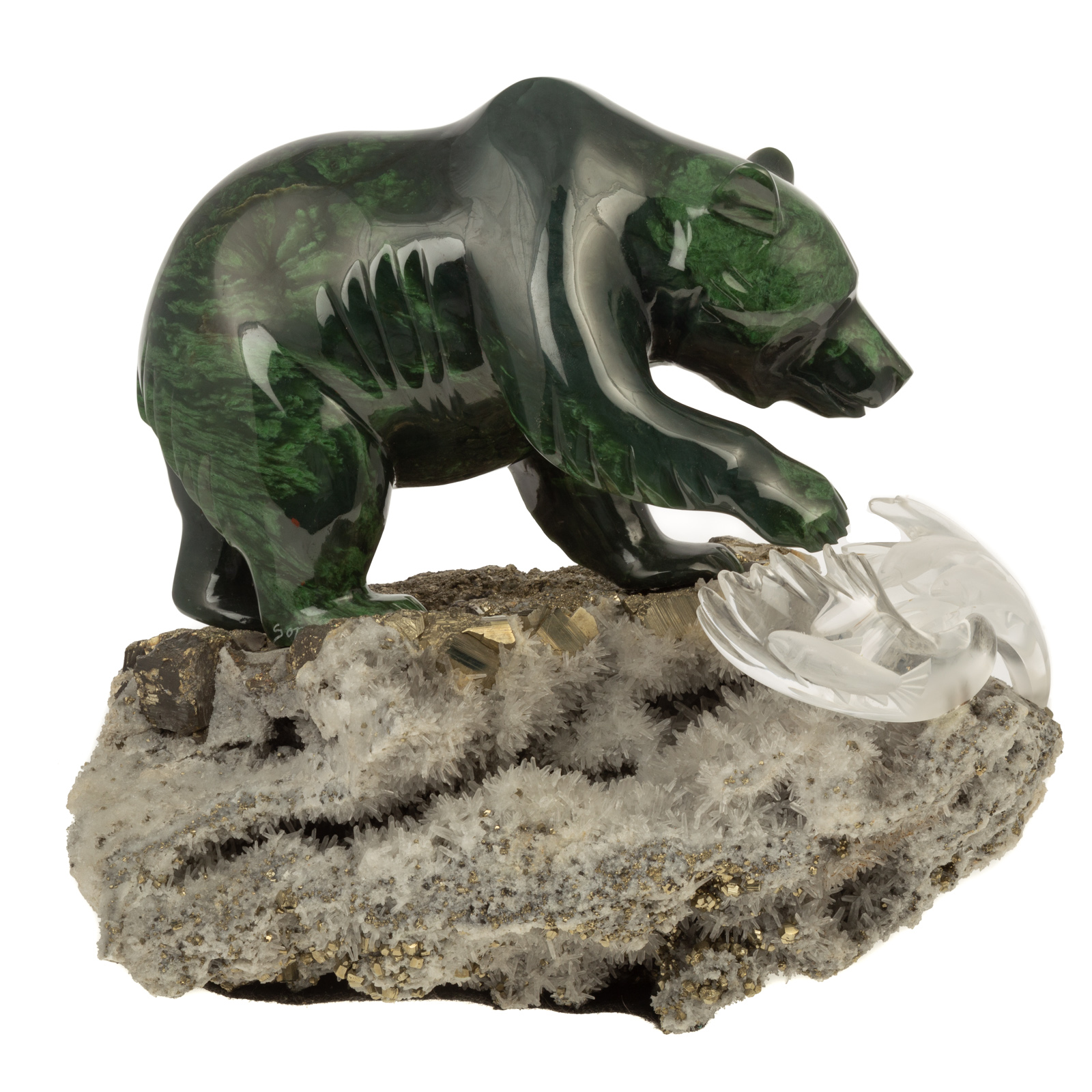 LYLE SOPEL. JADE BEAR, STONE