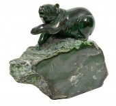 LYLE SOPEL JADE SCULPTURE OF B
