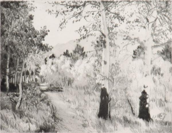 LYMAN BYXBE (1886-1980) PENCIL