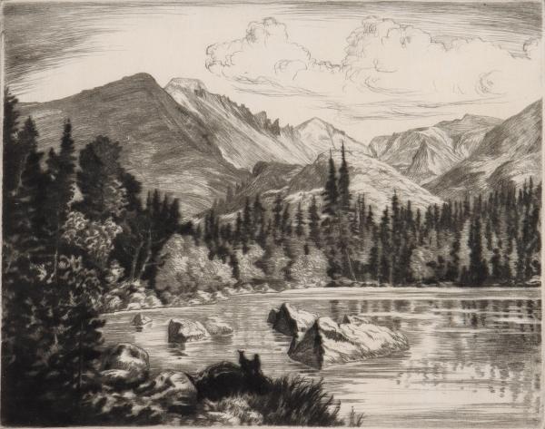 LYMAN BYXBE (1886-1980) PENCIL