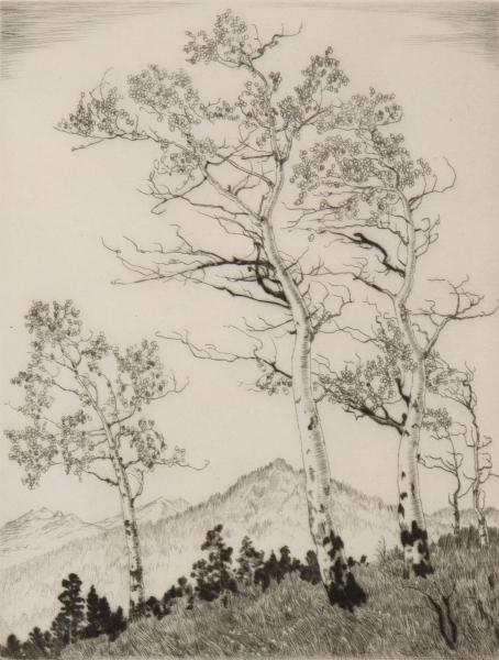 LYMAN BYXBE (1886-1980) PENCIL