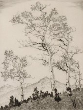 LYMAN BYXBE (1886-1980) PENCIL