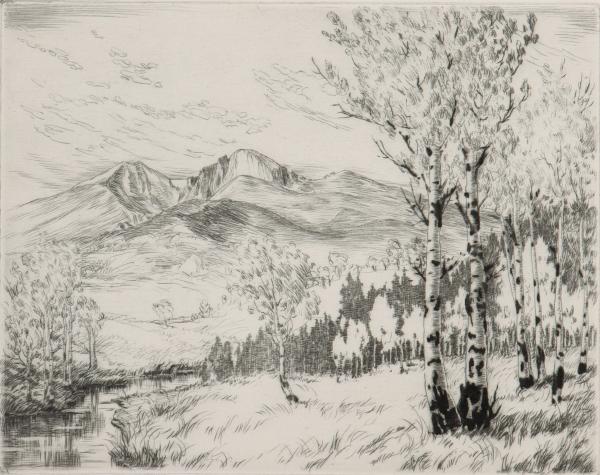 LYMAN BYXBE (1886-1980) PENCIL