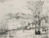 LYMAN BYXBE (1886-1980) PENCIL