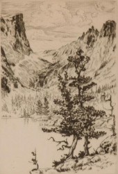 LYMAN BYXBE (1886-1980) PENCIL
