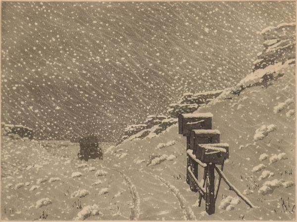 LYMAN BYXBE (1886-1980) PENCIL