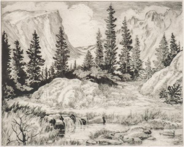 LYMAN BYXBE (1886-1980) PENCIL