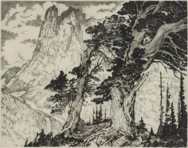 LYMAN BYXBE (1886-1980) PENCIL