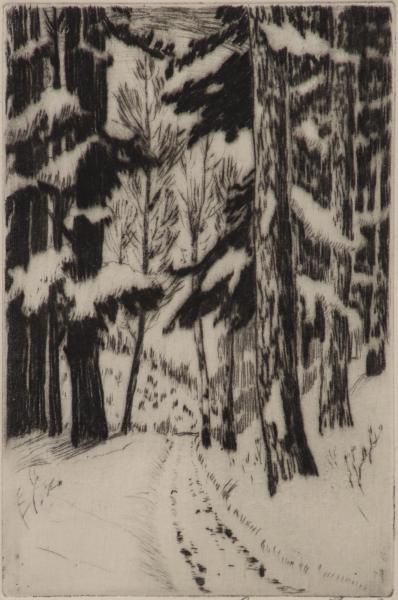 LYMAN BYXBE (1886-1980) PENCIL