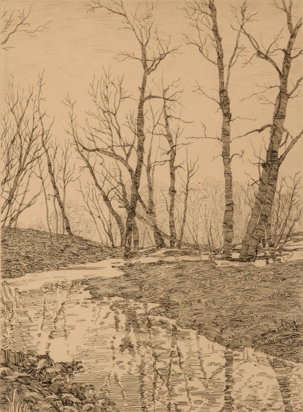 LYMAN BYXBE (1886-1980) PENCIL