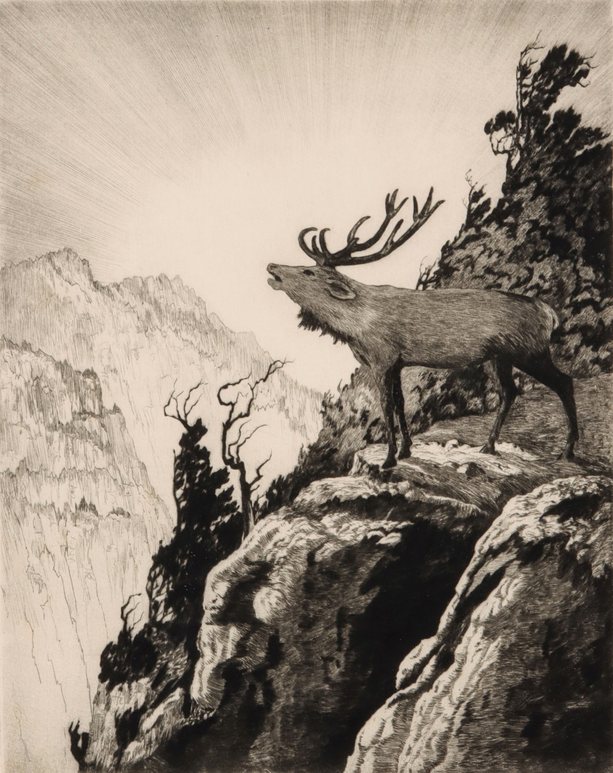 LYMAN BYXBE (1886-1980) PENCIL