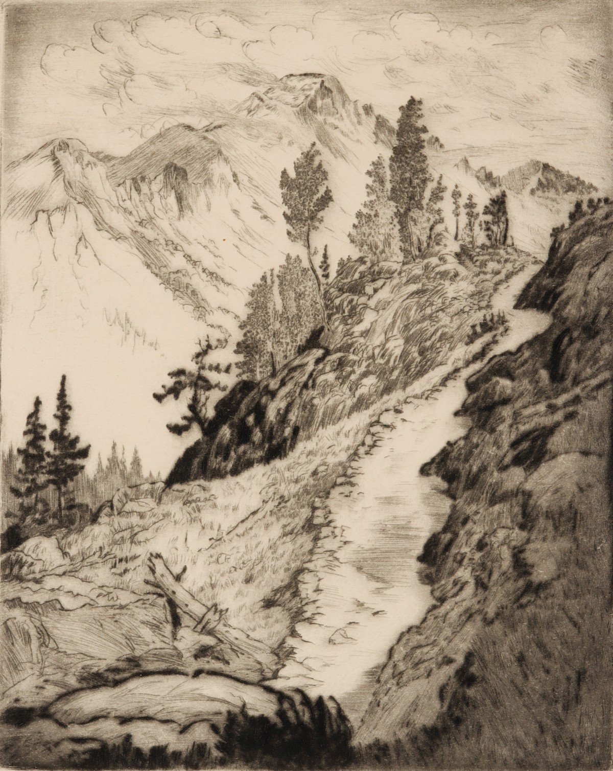 LYMAN BYXBE (1886-1980) PENCIL