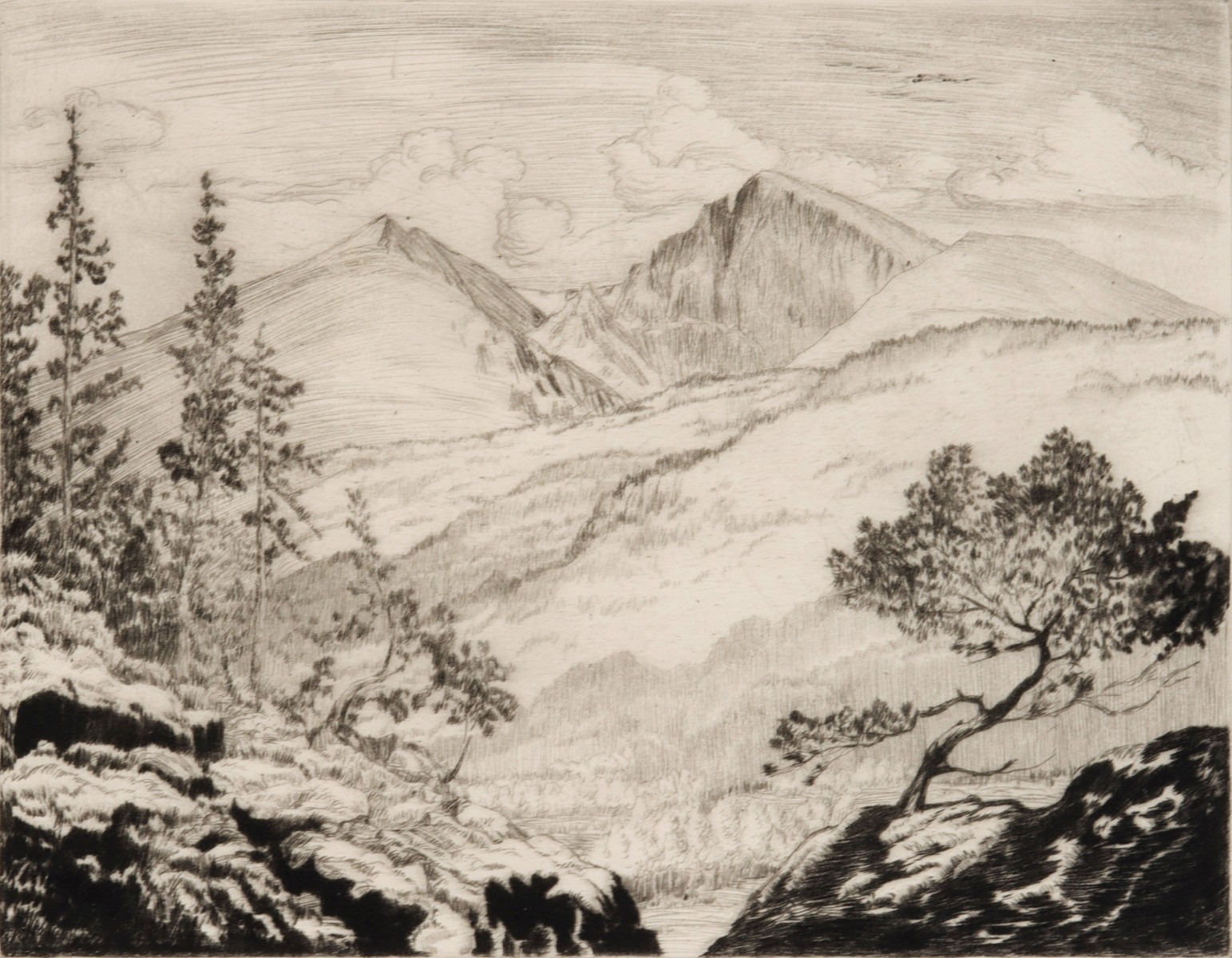 LYMAN BYXBE (1886-1980) PENCIL
