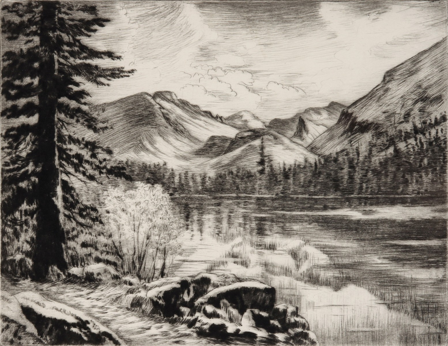 LYMAN BYXBE (1886-1980) PENCIL