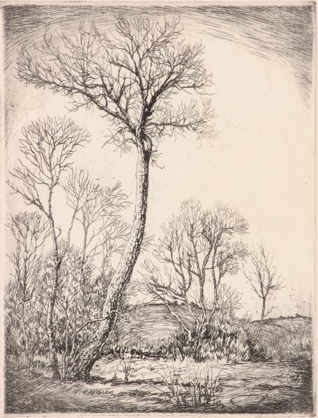 LYMAN BYXBE (1886-1980) PENCIL