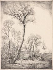 LYMAN BYXBE (1886-1980) PENCIL