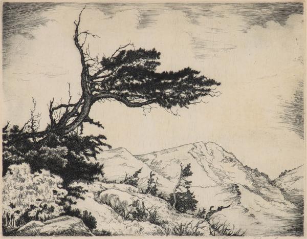 LYMAN BYXBE (1886-1980) PENCIL