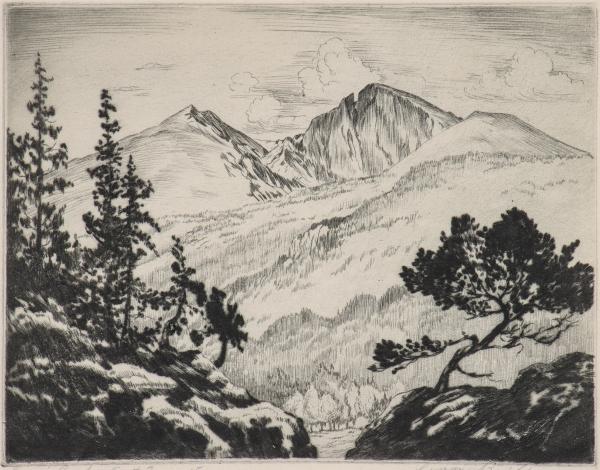 LYMAN BYXBE (1886-1980) PENCIL