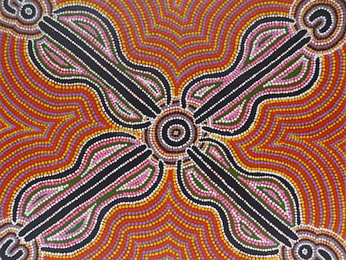 LYN SIMS NUNGARRAYI ACRYLICLyn Sims