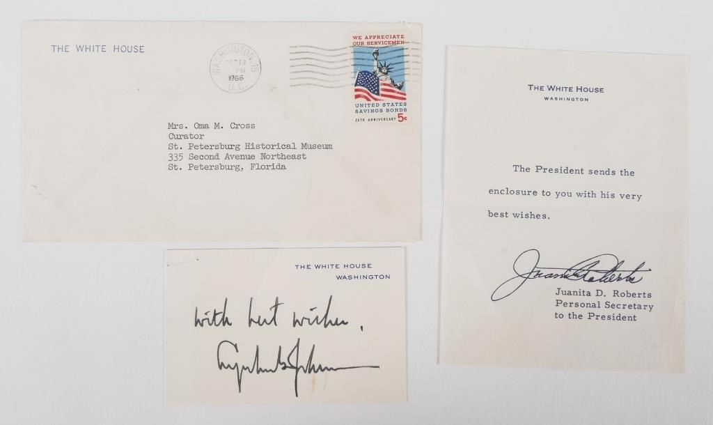 LYNDON B. JOHNSON AUTOGRAPHLBJ