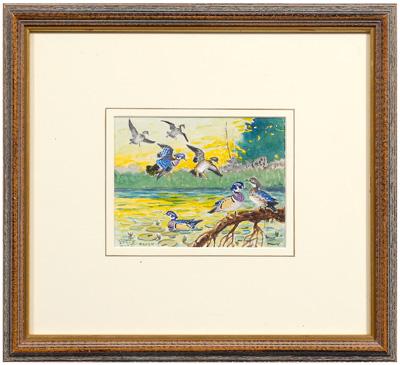 Lynne Bogue Hunt gouache (New York,