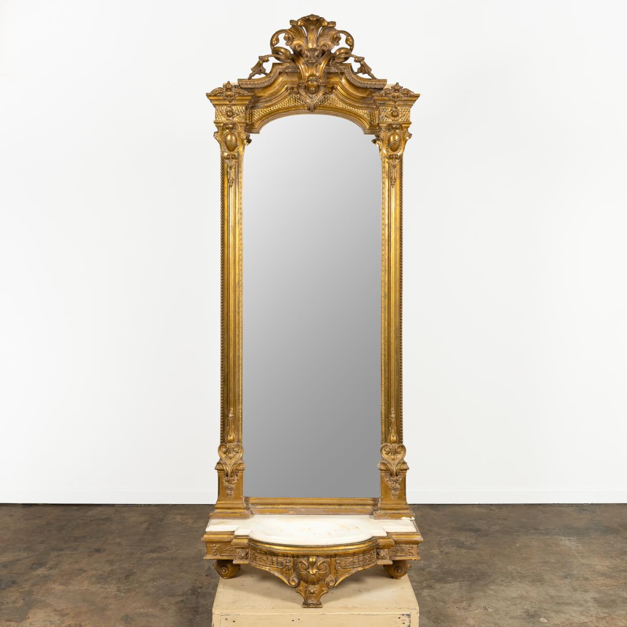 M. 19TH C. LARGE VICTORIAN MARBLE