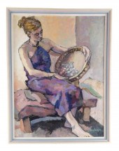 "M. BACHNER", 20TH C. OIL ON M