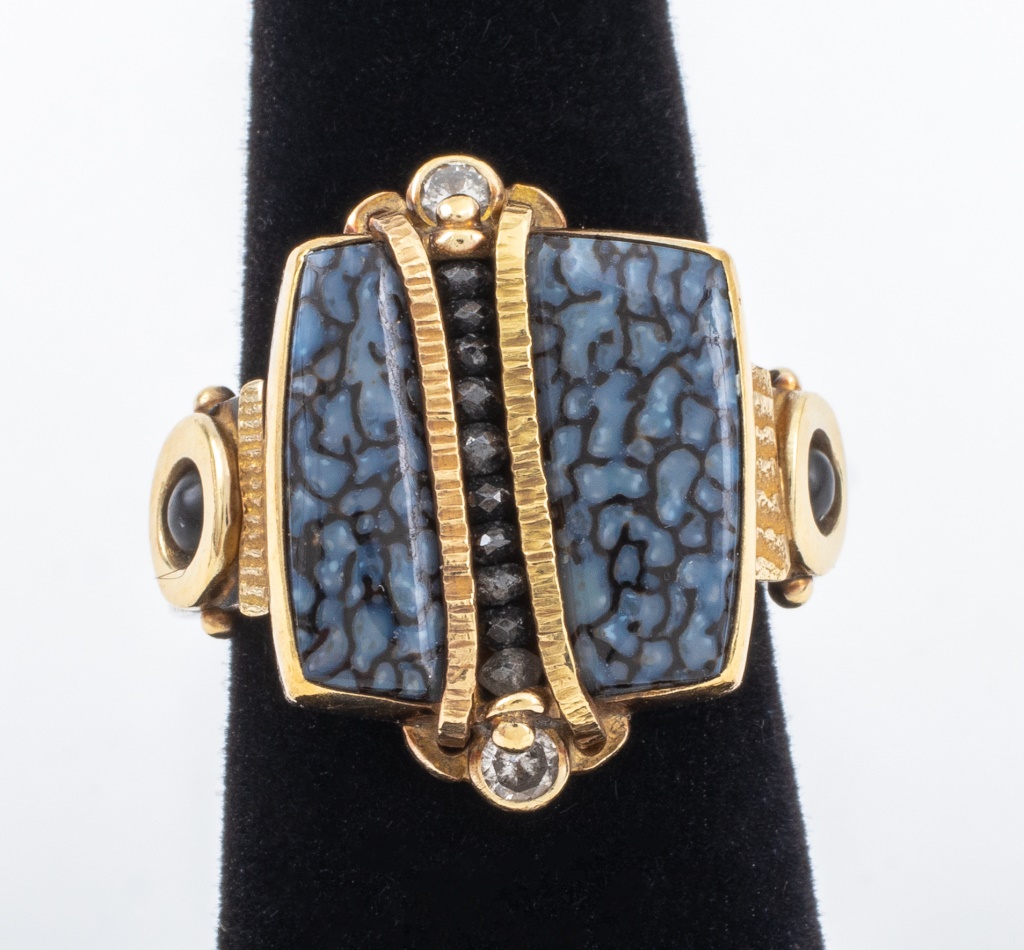 M. BADELL 925 SILVER 18K GOLD ART