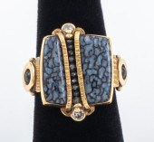 M. BADELL 925 SILVER 18K GOLD