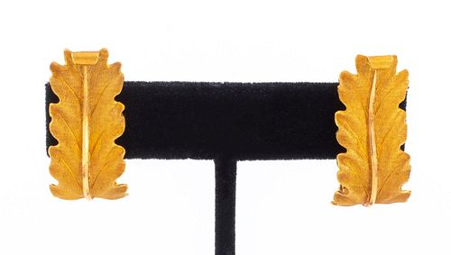 M. BUCCELLATI ITALIAN 18K LEAF