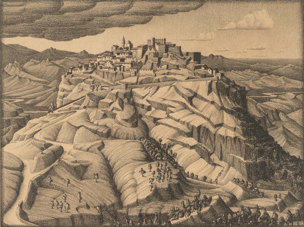 M C ESCHER (1898-1972): SANTA