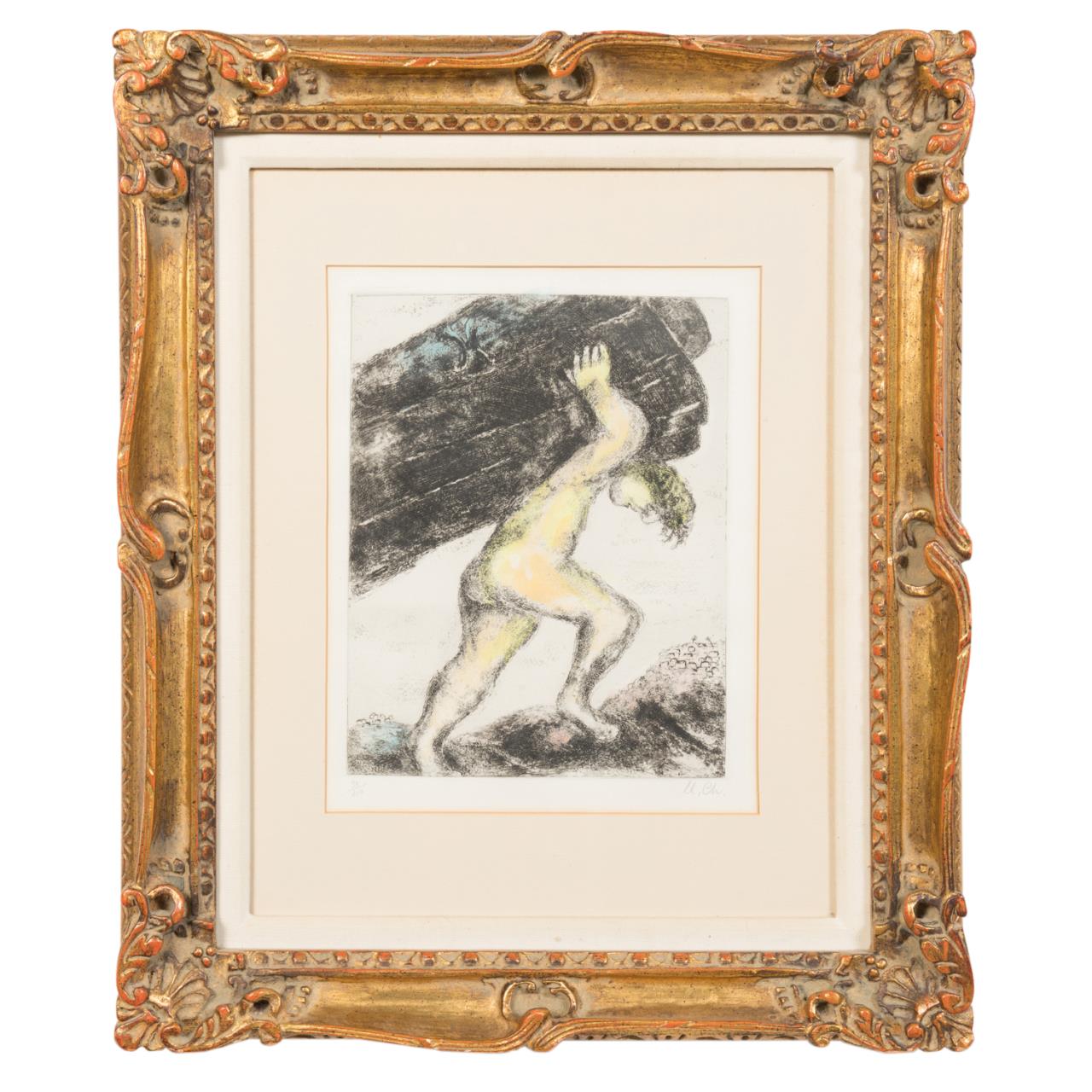 M. CHAGALL, SAMSON LIFTS THE GATES,