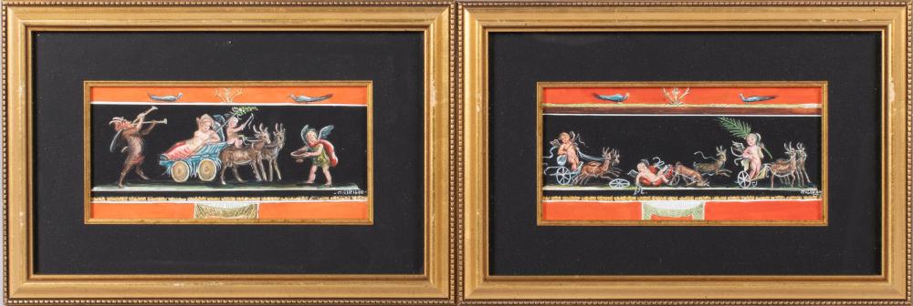 M. CIRILLO (20TH CENTURY) A PAIR OF