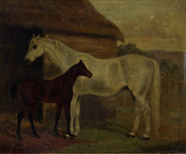 M Clifton Mare and Foal signed