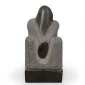 M. GINSBURG CARVED STONE FIGUR