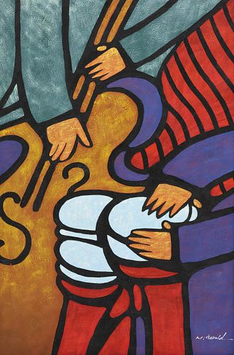 M. HAROLD (1935-2012) PAINTING,
