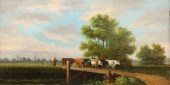 M. MAOUS SIGNED PASTORAL LANDS