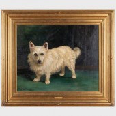 M. MOLYNEUX: SNOWOil on canvas