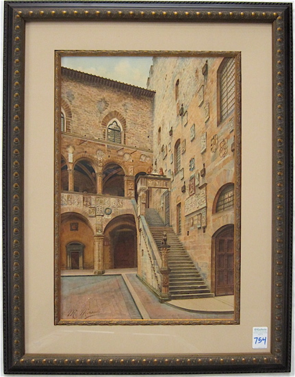 M. MORANDI WATERCOLOR ON PAPER