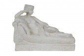 M. PASSINI: MARBLE FIGURE OF A