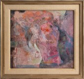 M. ROMO UNTITLED ABSTRACT OIL
