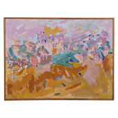 M ROSEN 20C MODERN ABSTRACT LA