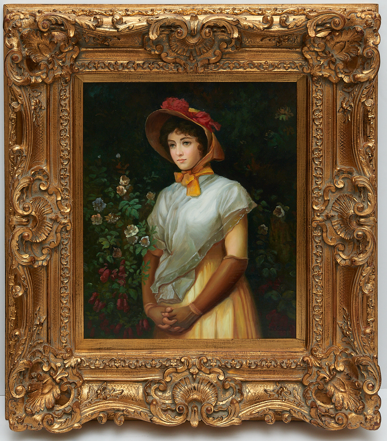 M. SALA, PORTRAIT PAINTING 20th c.,