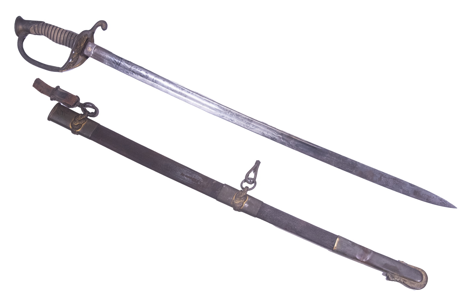 M1852 US NAVY OFFICER'S SWORD W/