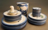 M.A. HADLEY 33-PIECE DECORATED