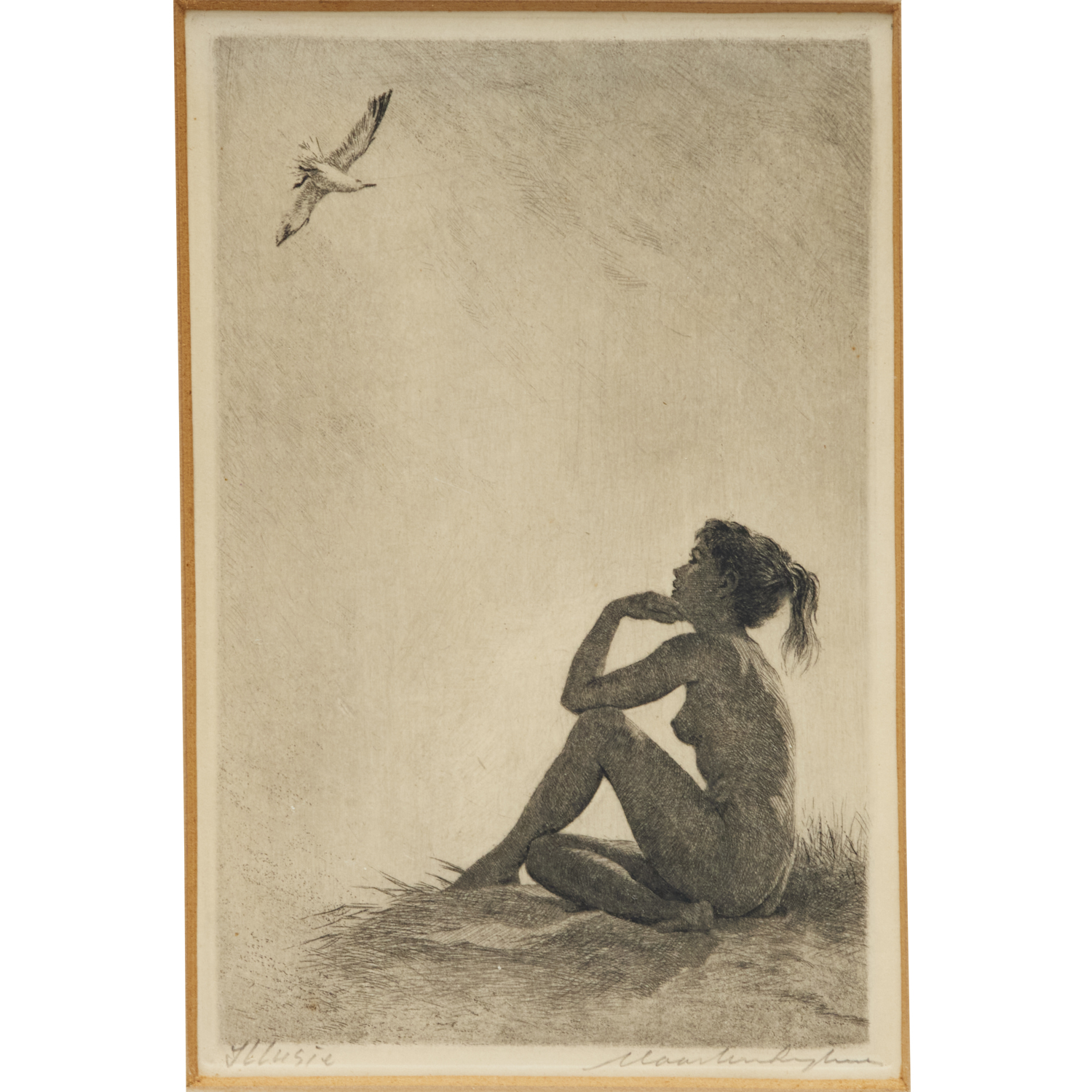 MAARTIN LANGBROECK, ETCHING Maartin