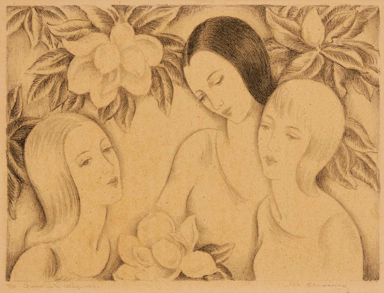 MABEL ALVAREZ (1891-1985), "GIRLS