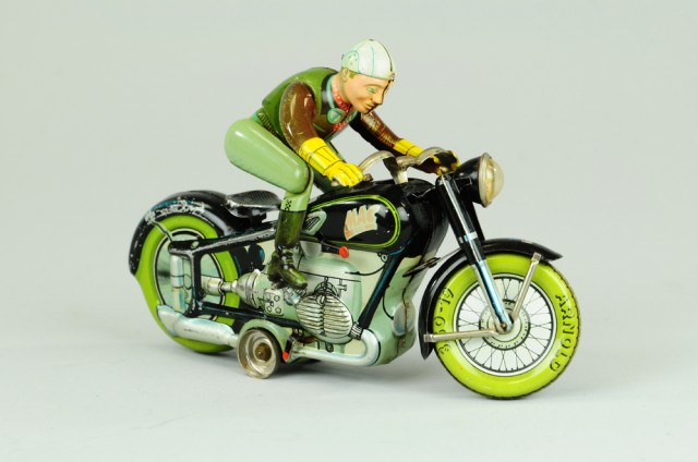 ''MAC'' MOTORCYCLE WITH RIDER